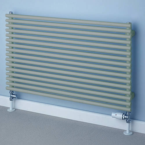 Larger image of Colour Chaucer Single Horizontal Radiator 538x1520mm (Traffic Grey).