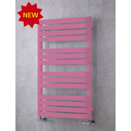 Larger image of Colour Heated Towel Rail & Wall Brackets 1110x500 (Heather Violet).
