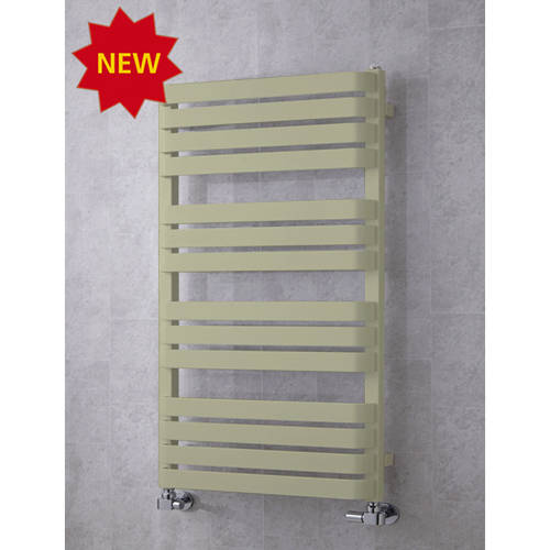 Larger image of Colour Heated Towel Rail & Wall Brackets 1110x500 (Pebble Grey).