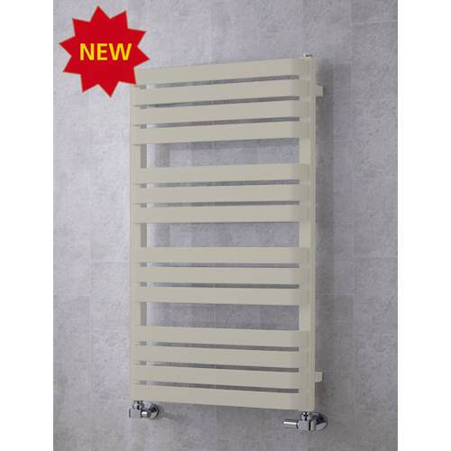 Larger image of Colour Heated Towel Rail & Wall Brackets 1110x500 (Silk Grey).