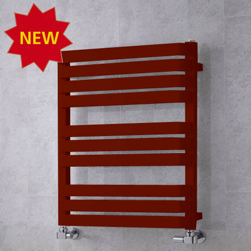 Larger image of Colour Heated Towel Rail & Wall Brackets 785x500 (Purple Red).