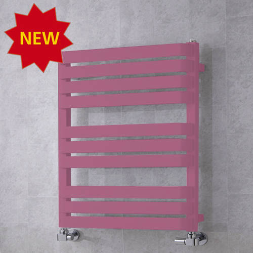 Larger image of Colour Heated Towel Rail & Wall Brackets 785x500 (Heather Violet).