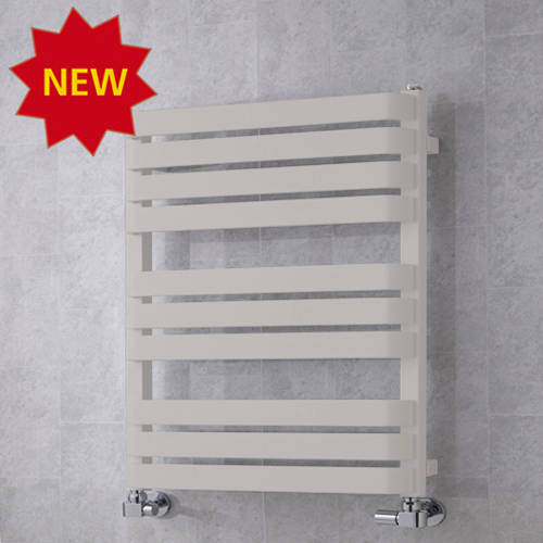 Larger image of Colour Heated Towel Rail & Wall Brackets 785x500 (Light Grey).