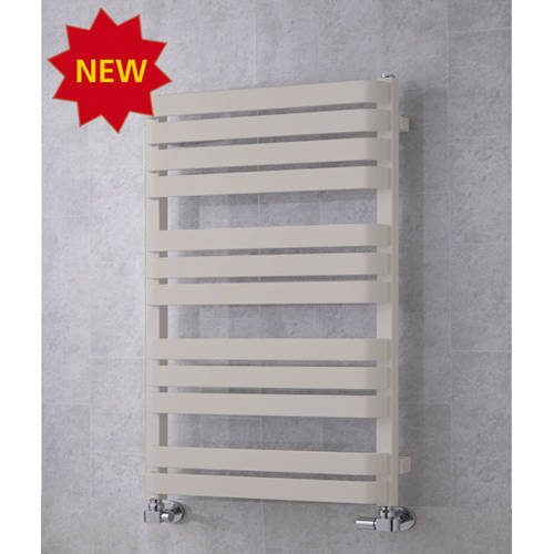 Larger image of Colour Heated Towel Rail & Wall Brackets 915x500 (Silk Grey).
