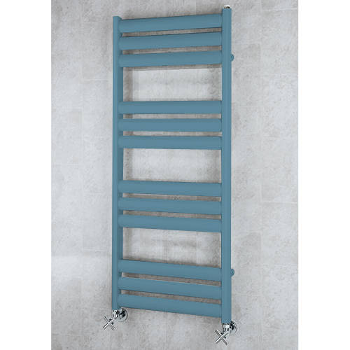 Larger image of Colour Heated Ladder Rail & Wall Brackets 1060x500 (Pastel Blue).