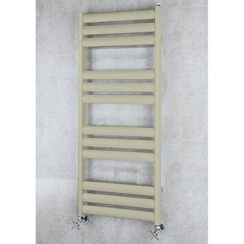 Larger image of Colour Heated Ladder Rail & Wall Brackets 1060x500 (Pebble Grey).