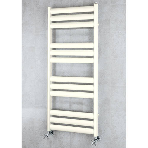 Larger image of Colour Heated Ladder Rail & Wall Brackets 1060x500 (Cream).