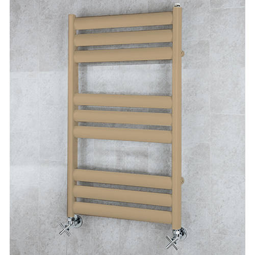 Larger image of Colour Heated Ladder Rail & Wall Brackets 780x500 (Grey Beige).