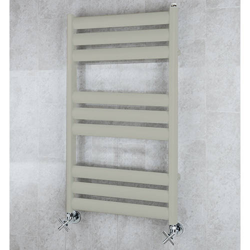 Larger image of Colour Heated Ladder Rail & Wall Brackets 780x500 (Pebble Grey).