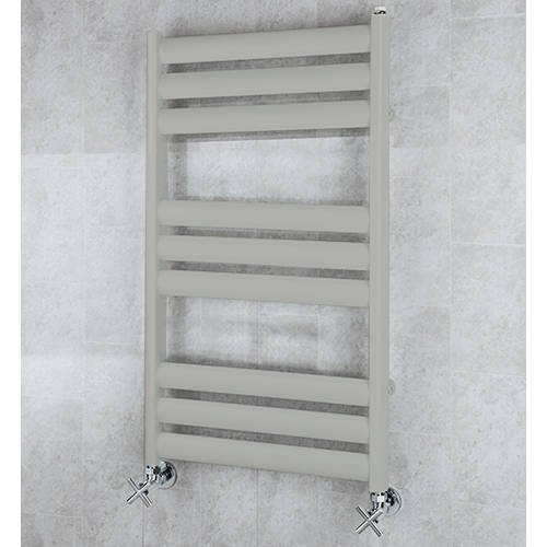 Larger image of Colour Heated Ladder Rail & Wall Brackets 780x500 (Silk Grey).