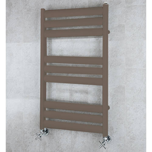 Larger image of Colour Heated Ladder Rail & Wall Brackets 780x500 (Pale Brown).