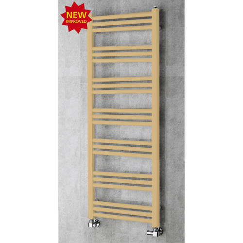 Larger image of Colour Heated Ladder Rail & Wall Brackets 1374x500 (Beige).