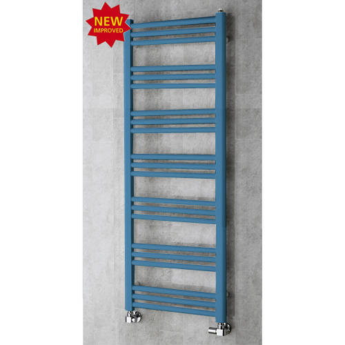 Larger image of Colour Heated Ladder Rail & Wall Brackets 1374x500 (Pastel Blue).