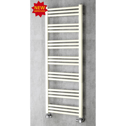 Larger image of Colour Heated Ladder Rail & Wall Brackets 1374x500 (Cream).