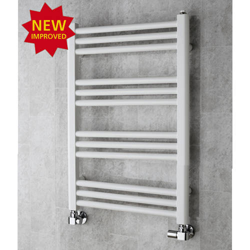 Larger image of Colour Heated Ladder Rail & Wall Brackets 759x500 (White).