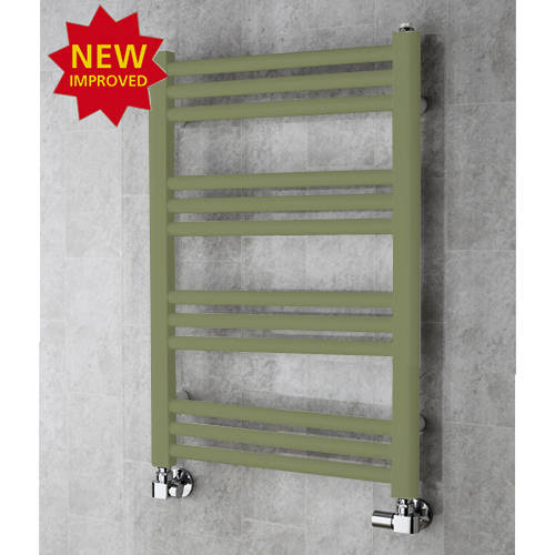 Larger image of Colour Heated Ladder Rail & Wall Brackets 759x500 (Reed Green).