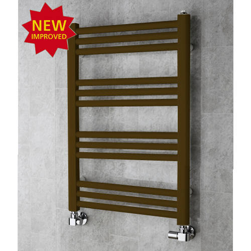 Larger image of Colour Heated Ladder Rail & Wall Brackets 759x500 (Nut Brown).