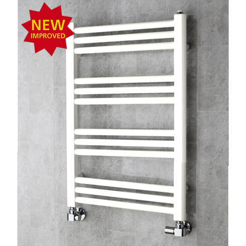 Larger image of Colour Heated Ladder Rail & Wall Brackets 759x500 (Pure White).