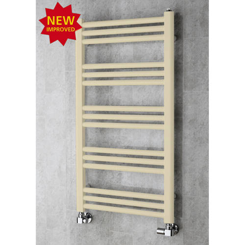 Larger image of Colour Heated Ladder Rail & Wall Brackets 964x500 (Light Ivory).