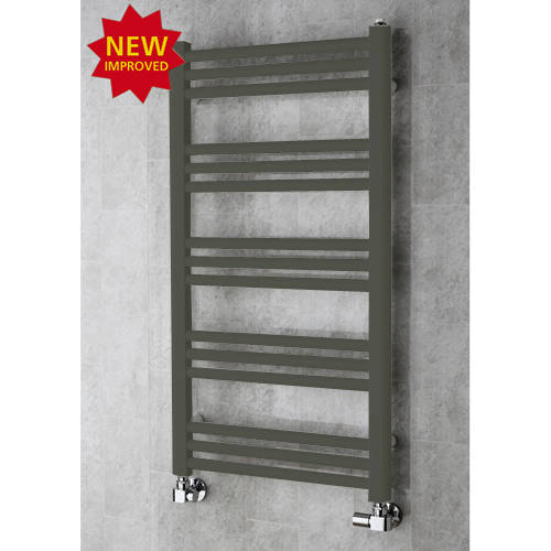 Larger image of Colour Heated Ladder Rail & Wall Brackets 964x500 (Grey Olive).