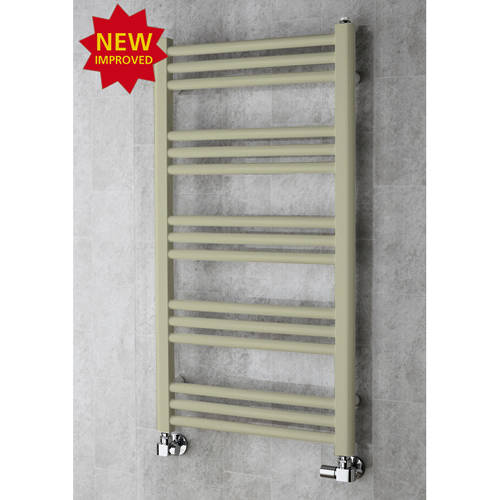 Larger image of Colour Heated Ladder Rail & Wall Brackets 964x500 (Pebble Grey).