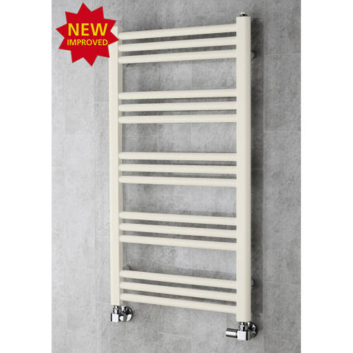 Larger image of Colour Heated Ladder Rail & Wall Brackets 964x500 (Cream).