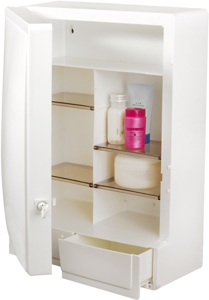 Example image of Croydex Cabinets Lockable Bathroom Cabinet. 325x450x165mm.
