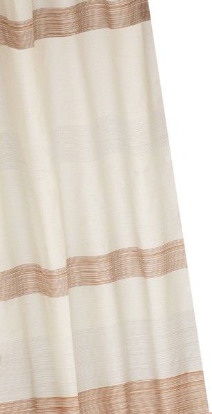 Larger image of Croydex PVC Hygiene Shower Curtain & Rings (Desert Stripe, 1800mm).