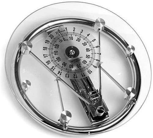 Larger image of Croydex Scales Mechanical Glass Bathroom Scales (Glass & Chrome).