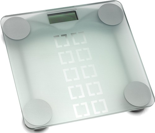 Larger image of Croydex Scales Electronic Glass Bathroom Scales (Glass & Chrome).