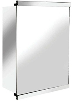 Larger image of Croydex Cabinets Tara Mirror Bathroom Cabinet With Sliding Door. 350x500.