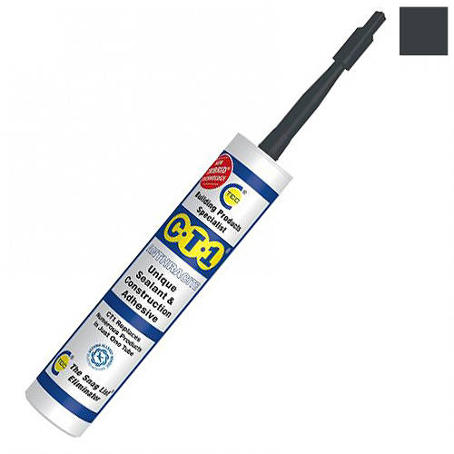 Larger image of CT1 Sealant & Construction Adhesive (1 Tube, Anthracite Colour).