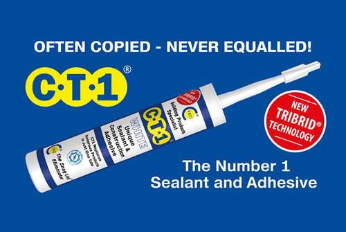 Example image of CT1 Sealant & Construction Adhesive (1 Tube, Anthracite Colour).