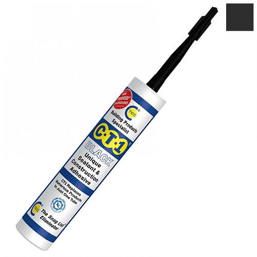 Larger image of CT1 12 x Sealant & Construction Adhesive (12 Tubes, Black Colour).