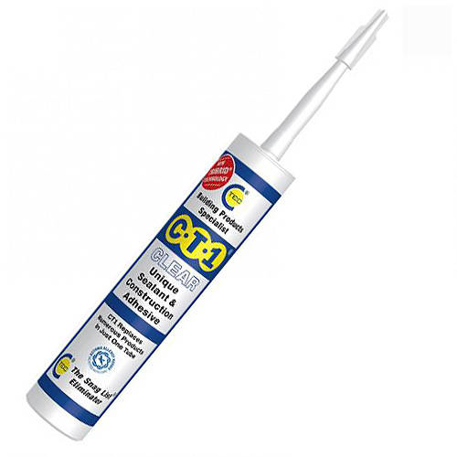 Larger image of CT1 12 x Sealant & Construction Adhesive (12 Tubes, Clear Colour).
