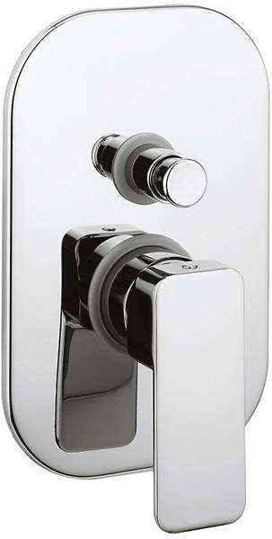 Larger image of Crosswater Atoll Manual Shower Valve With Diverter (Chrome).