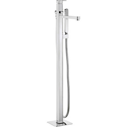 Larger image of Crosswater Atoll Floorstanding Bath Shower Mixer Tap (Chrome).