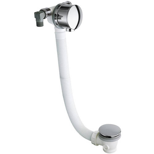 Example image of Crosswater MPRO Bath Filler With Click Clack Waste (Standard, Chrome).