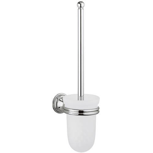 Larger image of Crosswater Belgravia Toilet Brush & Holder (Chrome).