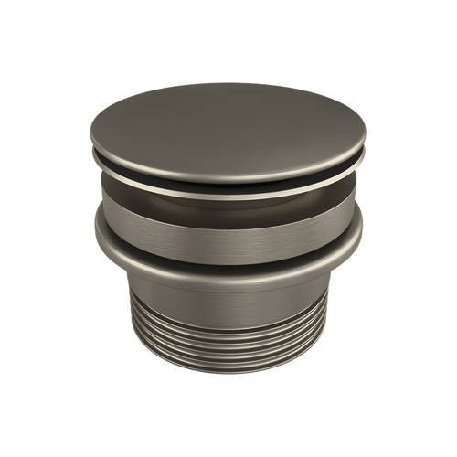 Larger image of Crosswater MPRO Click Clack Basin Waste (Brushed Nickel).