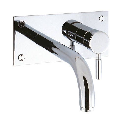 Larger image of Crosswater Design Wall Mounted Bath Tap (Chrome).