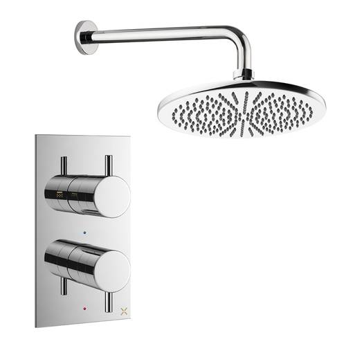 Larger image of Crosswater MPRO Design Shower Set 1,  300mm Head & Wall Arm (Chrome).