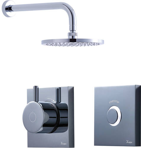 Larger image of Crosswater Kai Lever Showers Digital Shower Pack 01 With Remote (LP).
