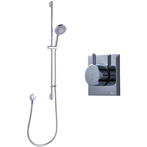 Larger image of Crosswater Kai Lever Showers Digital Shower With Slide Rail Kit (HP).