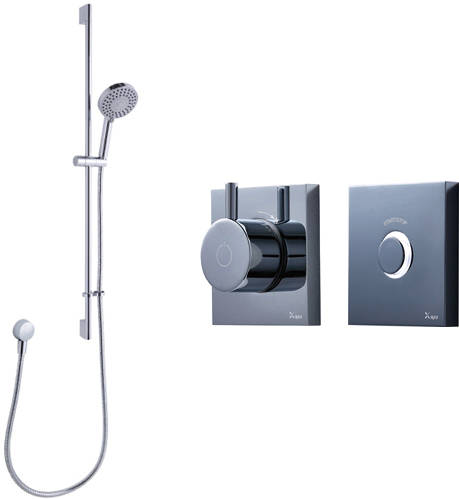Larger image of Crosswater Kai Lever Showers Digital Shower Pack 03 With Remote (HP).