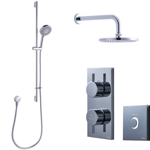 Larger image of Crosswater Kai Lever Showers Digital Shower Pack 05 With Remote (HP).