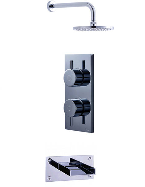 Larger image of Crosswater Kai Lever Showers Digital Shower, Head & Bath Spout (HP).