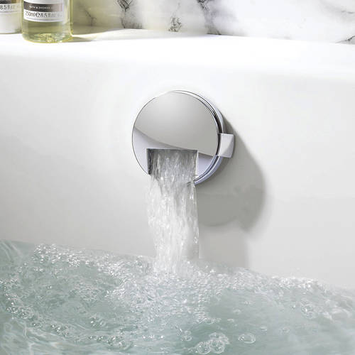 Example image of Crosswater Kai Lever Showers Digital Shower, Slide Rail & Bath Filler (LP)