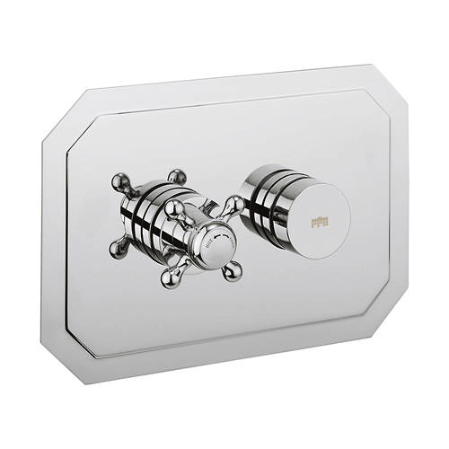 Larger image of Crosswater Dial Belgravia Push Button Thermostatic Shower Valve (1 Outlet).