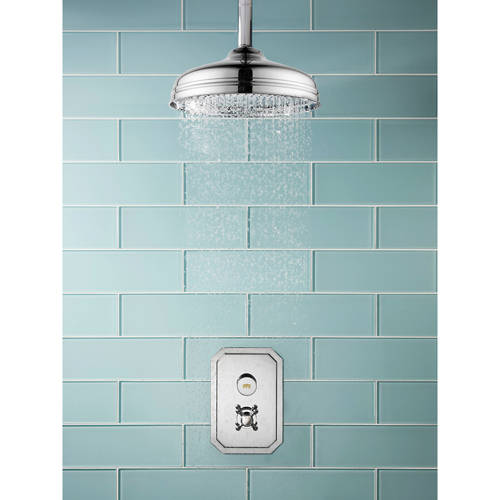 Larger image of Crosswater Dial Belgravia Thermostatic Shower Valve With Head & Arm (1 Outlet).